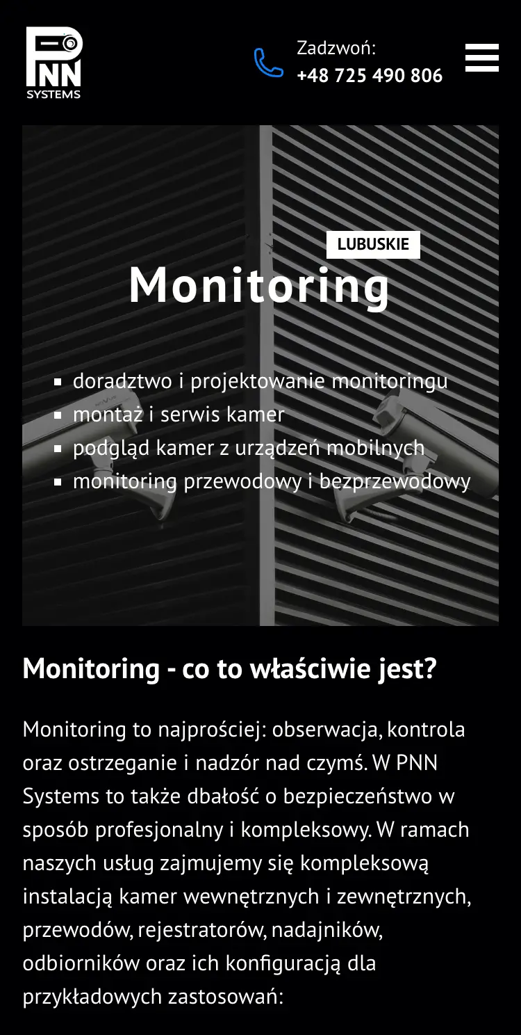 https://pnnsystems.pl mobile preview